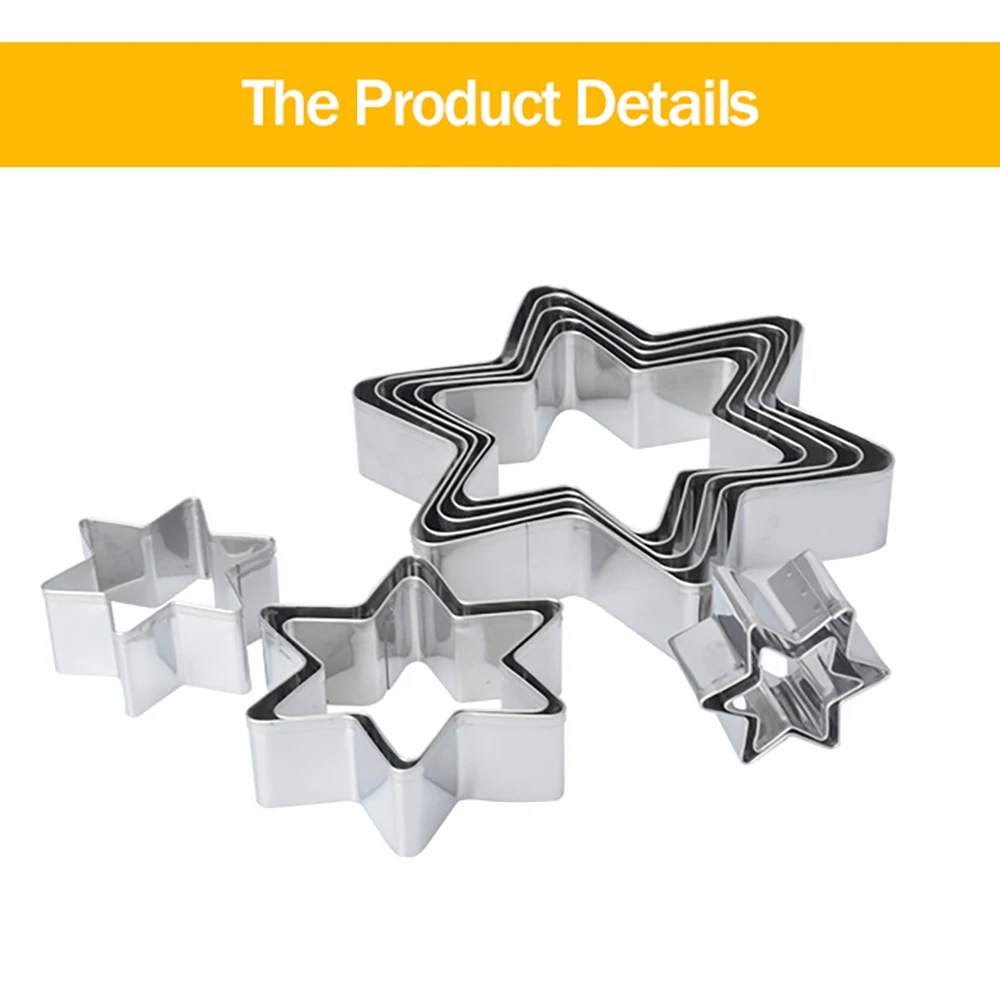 

Cookie Cutter mold 10pcs Cookie stencil Stainless Steel Cutter Mold Sandwich Cutters Mini Geometric Shapes