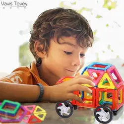 Vavis тови KACUU 89 шт. большой Магнитный конструктор дизайнерские игрушки мальчики девочки строительные блоки 3D образования DIY Кирпичи детей