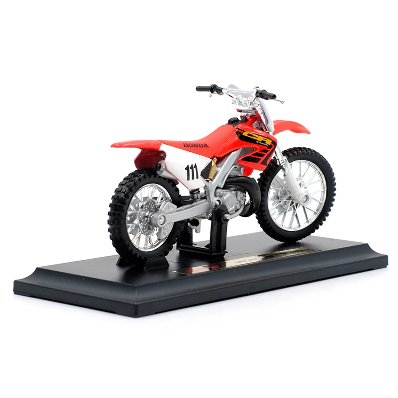 MAISTO 1:18 HON & DA CR250R Литая модель мотоцикла из сплава работающая Коротковолновая