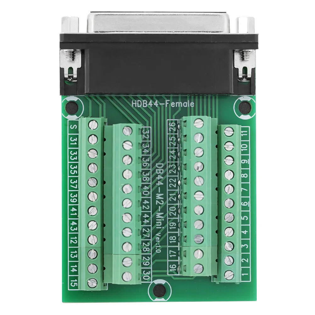 

DB44 DB44-M2-Mini Female Connector Terminal PCB Borad Connectors