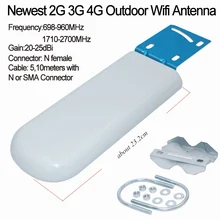 Бесплатный кабель 4G антенна SMA N разъем wifi маршрутизатор кабель 3g 4g LTE Антенна 2,4 ГГц наружная антенна для huawei zte роутер модем