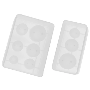 

2PC Different Sizes Universe Ball Shape Type Epoxy Resin Molds for Jewelry Pendant Silicone Jewelry Tools