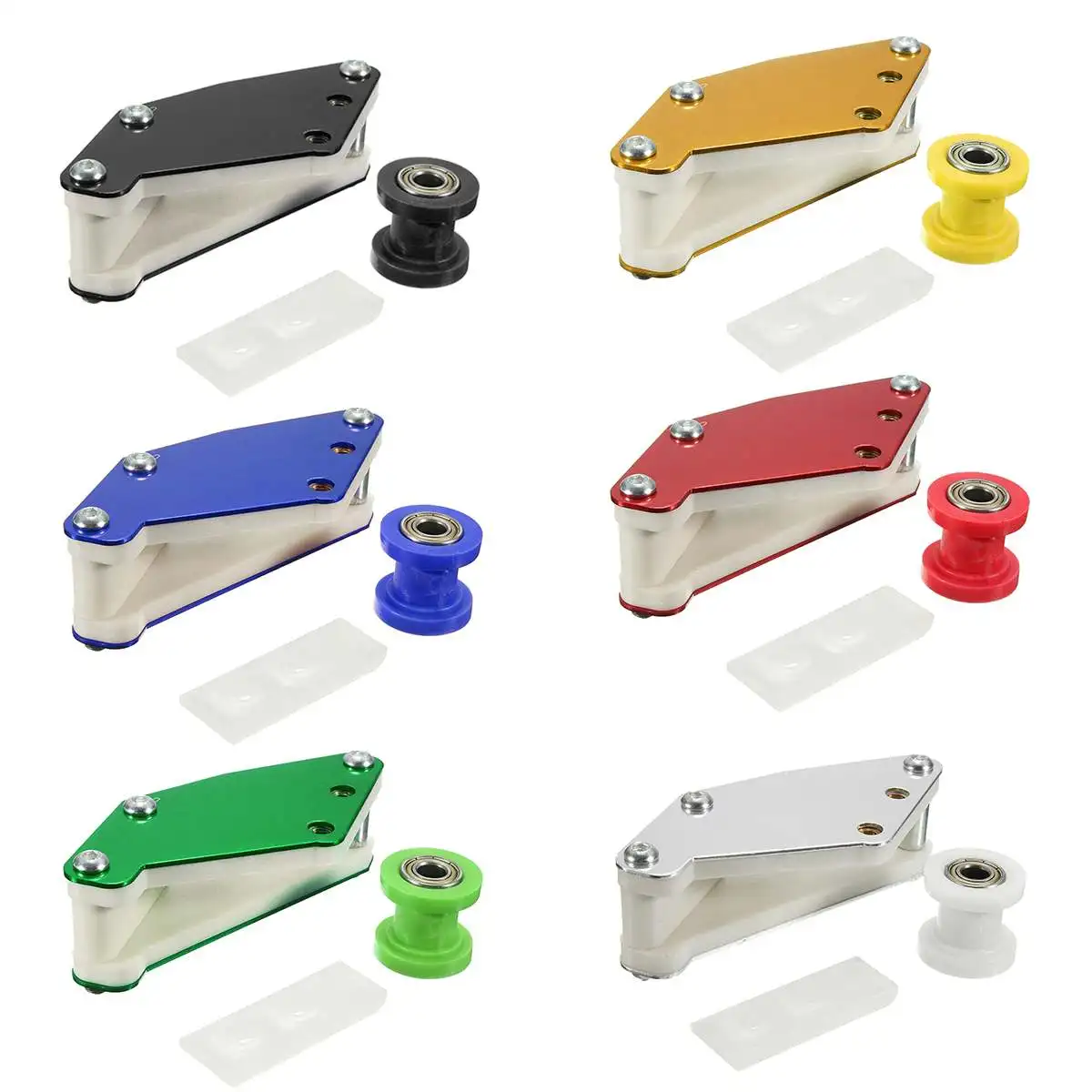 

10mm Universal Pit Bike Chain Tensioner Motorcycle Chain Guard Guide Chain Protector Kit Nylon For 110cc 125cc 140cc 150cc 200cc