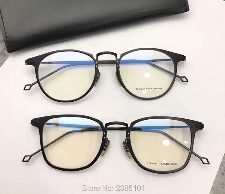 luxury round eyeglasses