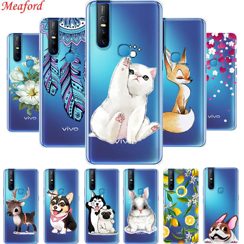 

For VIVO S1 Case 6.53 inch Clear Back Cover Soft TPU Phone Case For VIVO S1 Silicone Case For VIVO S 1 Coque V1831T V1831A Funda