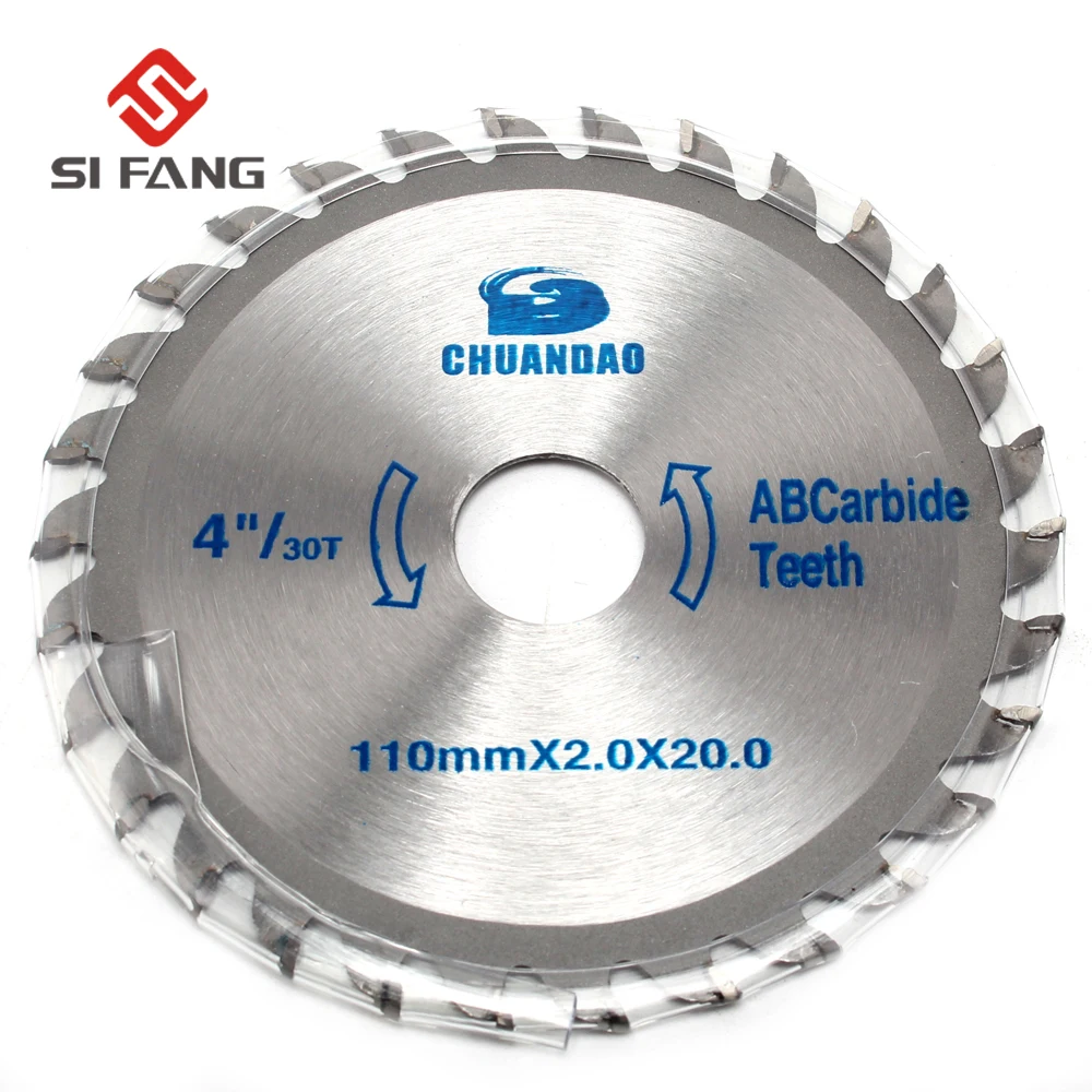 SI FANG 2 шт./4 шт./6 шт. 110 мм(") 30 зуб твердосплавные дисковые пильные диски Режущий инструмент для стали, алюминия, дерева, пластика