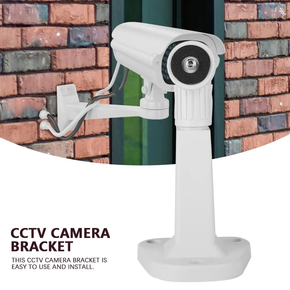 

Video Security Surveillance Camera Stand Wall Ceiling Bracket Stand Angle Degree Adjustable White