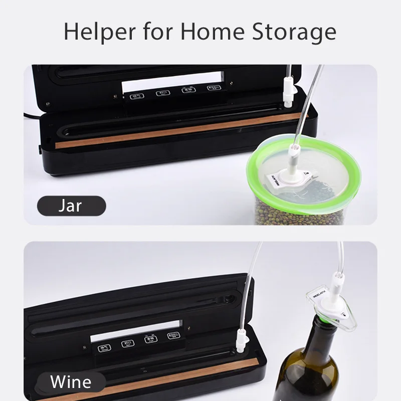REELANX-진공 실러 V2 125W 내장 커터 자동 식품 포장 기계 10 개 무료 백, 주방용 최고의 진공 포장기