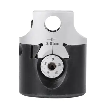 

2Inch 50Mm F1 Type Boring Head 12Mm Lathe Boring Bar Milling Holder For Mt2 Mt3 R8 Shank Milling Machine Tools With Hex Wrench