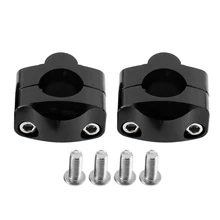 2 шт. Мотоцикл Универсальный 28,6 мм руль передачи фиксированный код Клип держатель кода стояк зажимы CNC алюминиевый руль мотоцикла