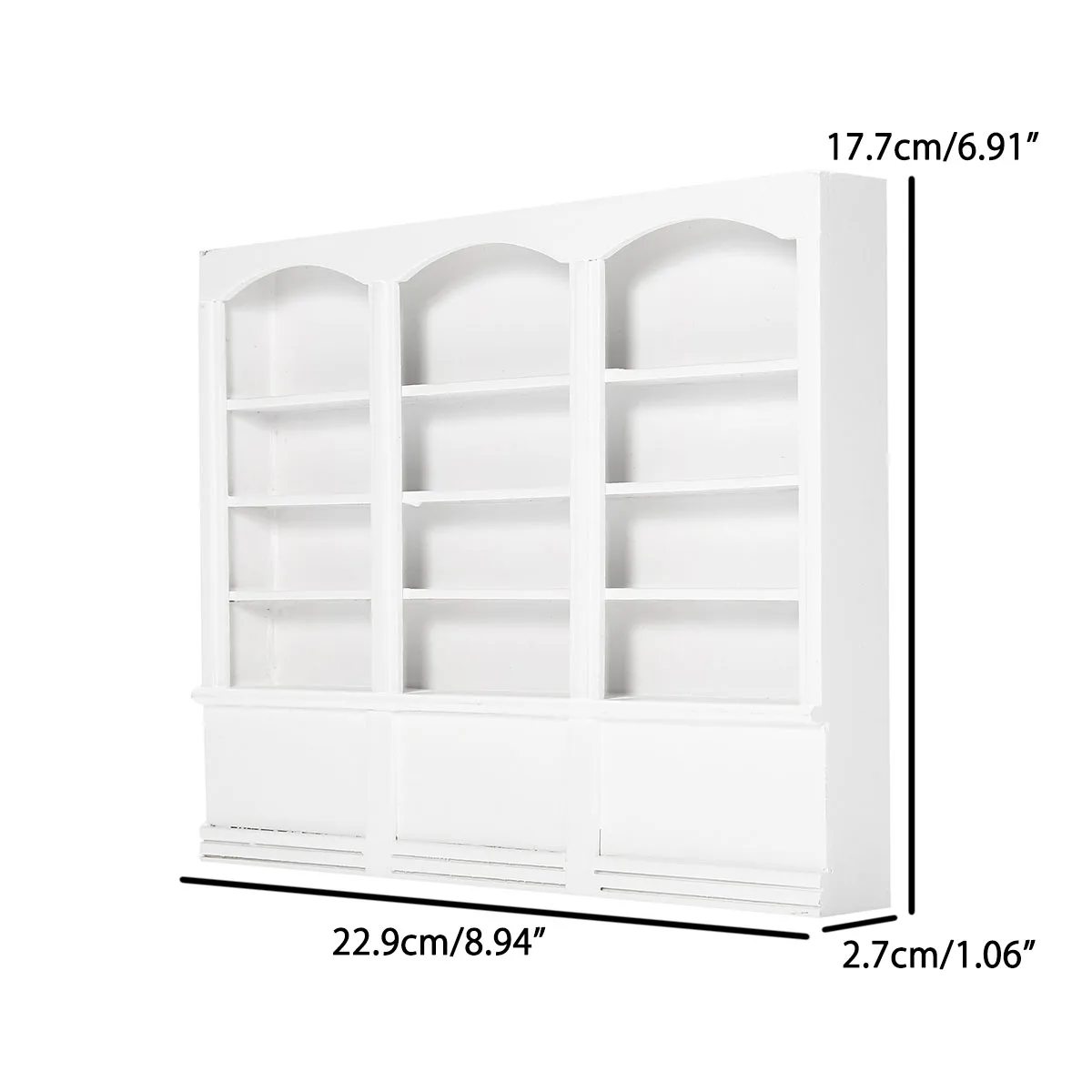 1:12 многофункциональный книжный шкаф кукольный домик миниатюрная мебель