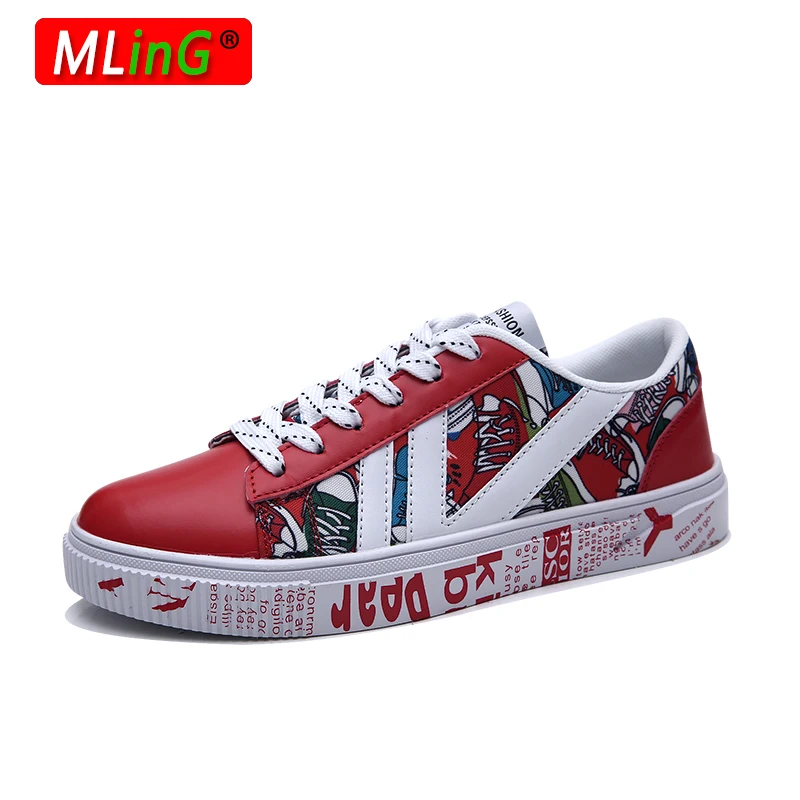 

Fashion New Men Spring Autumn Casual Shoes Lovers Lace Up Shoes Men Outdoor Top Quality Flat Bottom Shoes 39-44 Sneakers Men