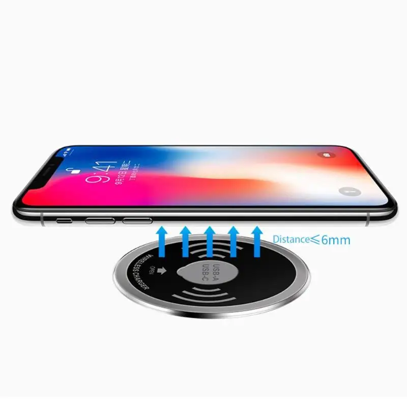 Universal Wireless Charger Embedded Desktop Wireless Transmitter Qi Standard Smart Furniture Office Charger For iPhone 8 X
