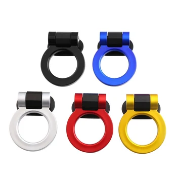 

Universal Round Shaped Fake Racing Tow Hook Ring Car Decoration Trailer Hooks Vehicle Towing Hook Towing Bars Car Haed Sticker