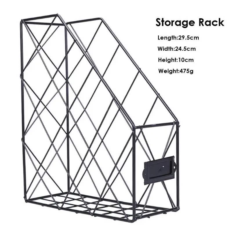 الشمال بسيطة المطاوع الحديد سطح المكتب تخزين الرف الرف ملف مجلة صندوق تخزين مكتب رف المجوهرات