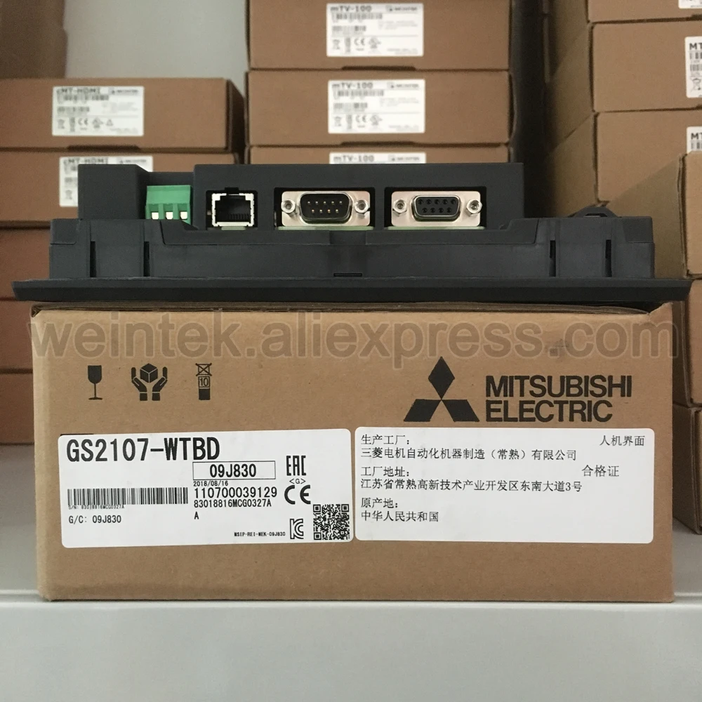 Стало еще проще HMI GS2107 WTBD 7 дюймов сенсорный экран Панель с LAN RS232 RS485 портов