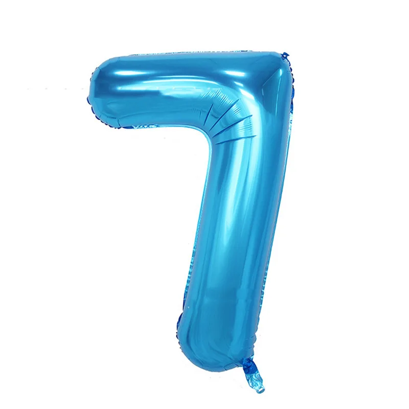 

40 INCH LIGHT 6 COLORS Number Foil Helium Balloon For Birthday-Party Decoration