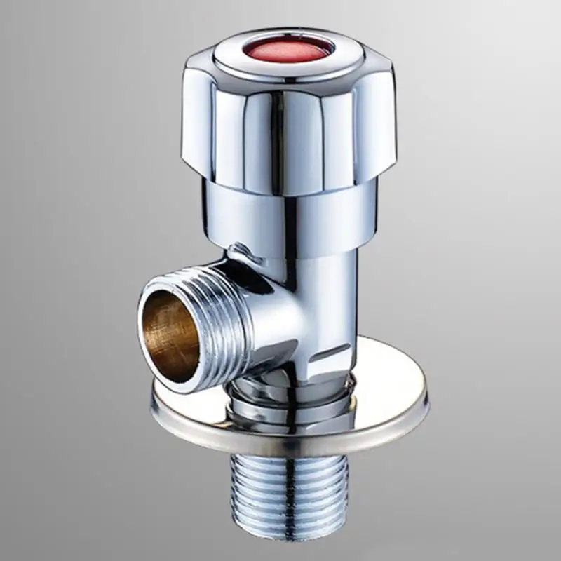 

1/2"Brass Hot Cold Water Triangle Toilet Check Kitchen Toilet Water Inlet