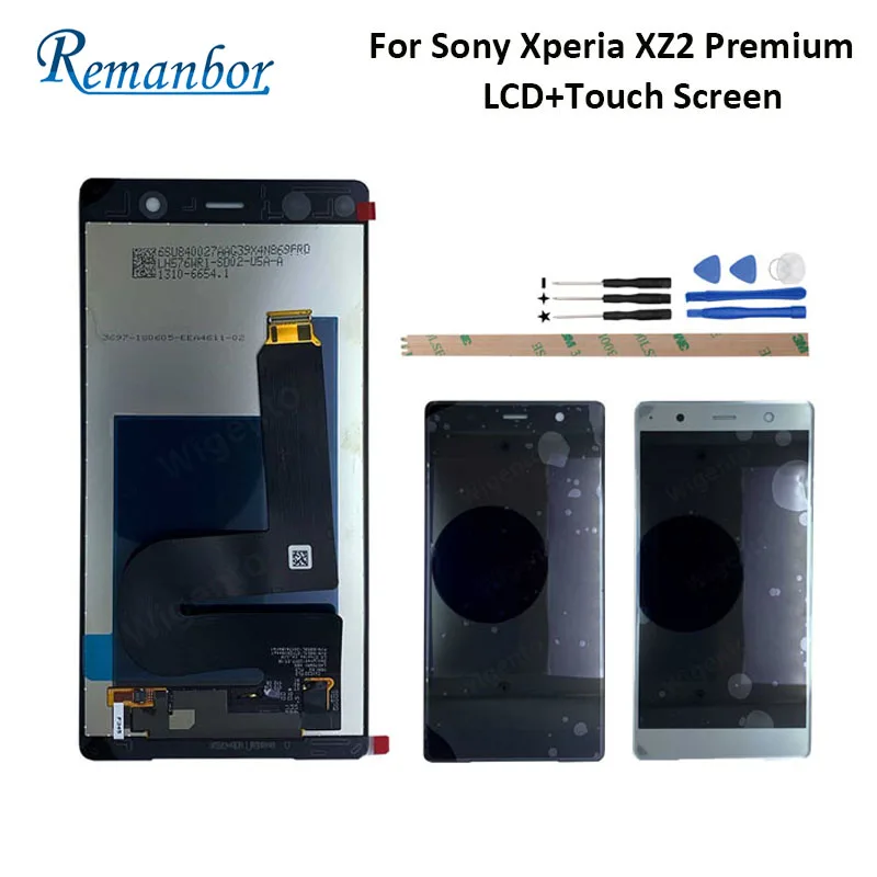 

Remanbor For Sony Xperia XZ2 Premium LCD Display And Touch Screen Perfect Repair Parts For Sony Xperia XZ2 Premium With Tools