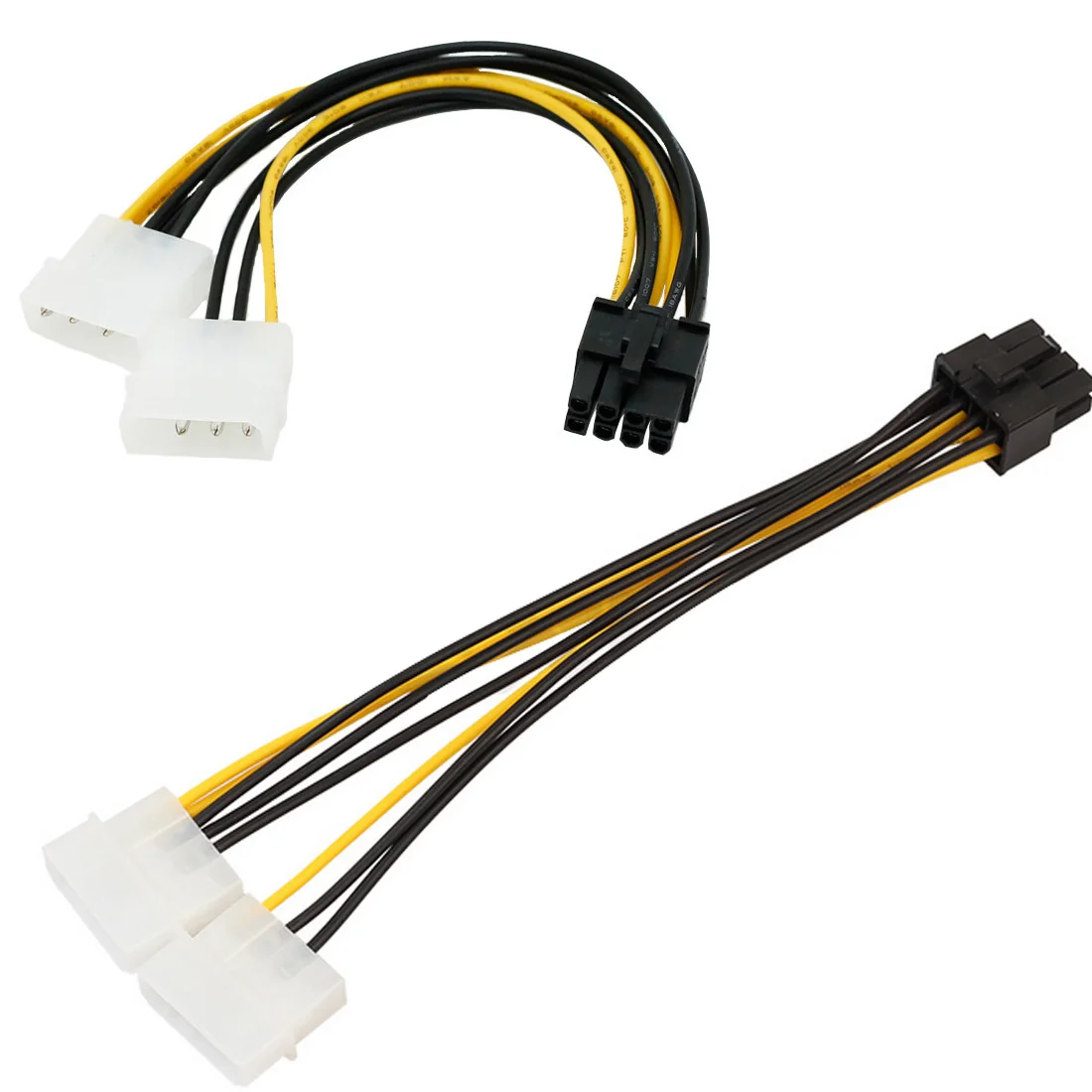 Кабель питания Molex IDE папа 8 Pin мама PCI E Y 300 шт.|Компьютерные кабели и разъемы| |