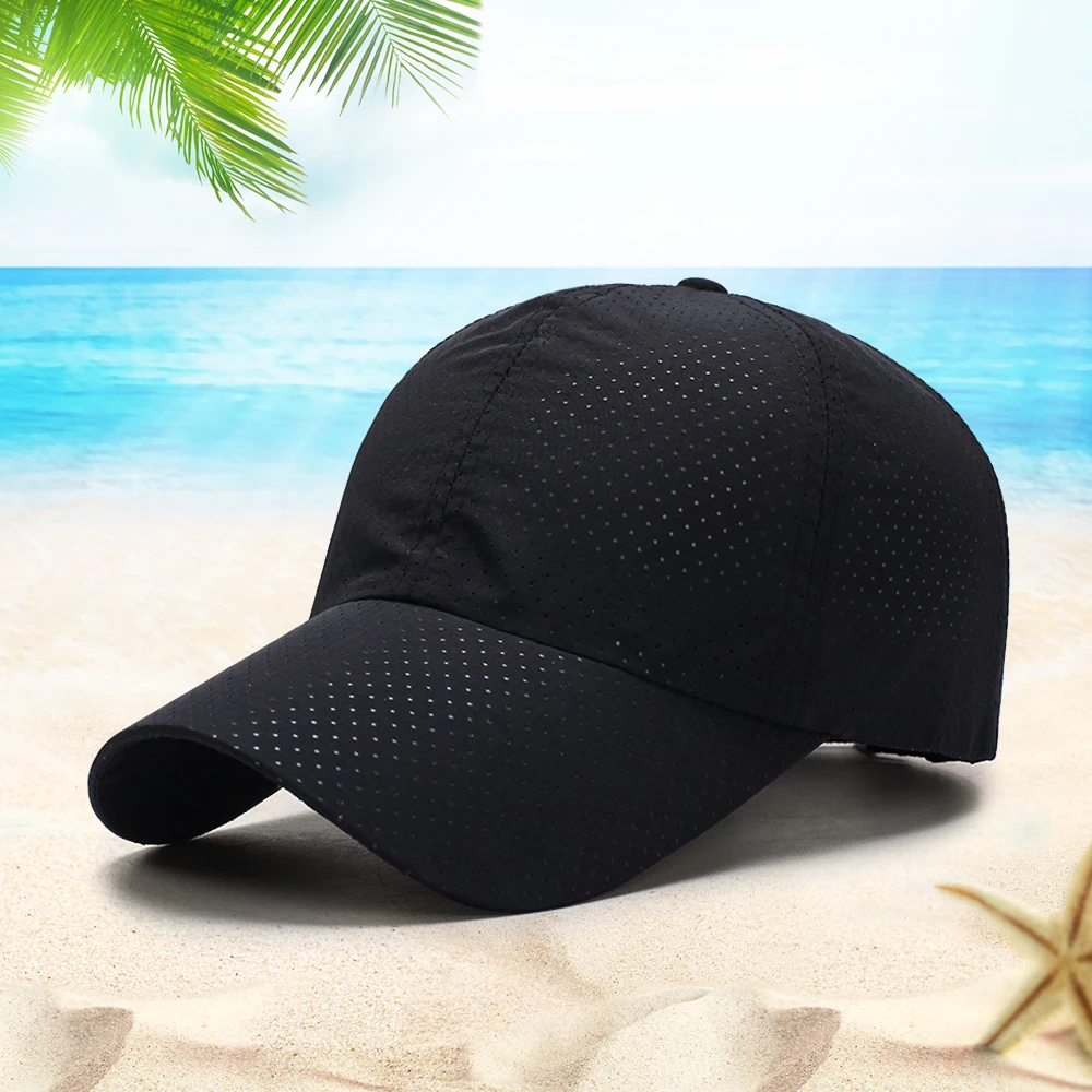 

Men Women Summer Golf Cap Quick Dry Breathable Mesh Baseball Cap Running Sun Hat Golf Cap Outdoor travel Sport Running hat