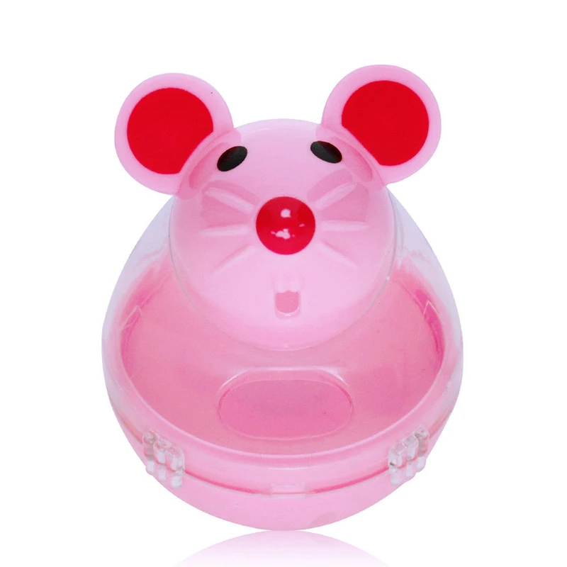 

Pets Cats Food Eating Snack Treats Delicious Cartoon Mouse-Shaped Ball Toys Gift