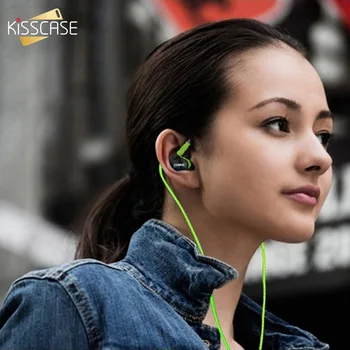 

KISSCASE Sport Music Mini Game Earphones For Samsung In Ear Music Earbuds Sport Headphones Bass Headset with Mic For Smartphone
