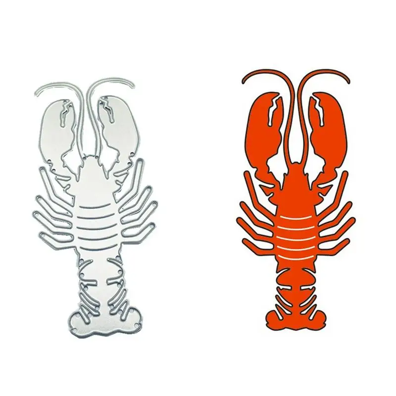 

Lobster Carbon Metal Cutting Dies New 2018 Embossing Scrapbook Cutting Knife Mold DIY Puzzle Metal Cutting Dies