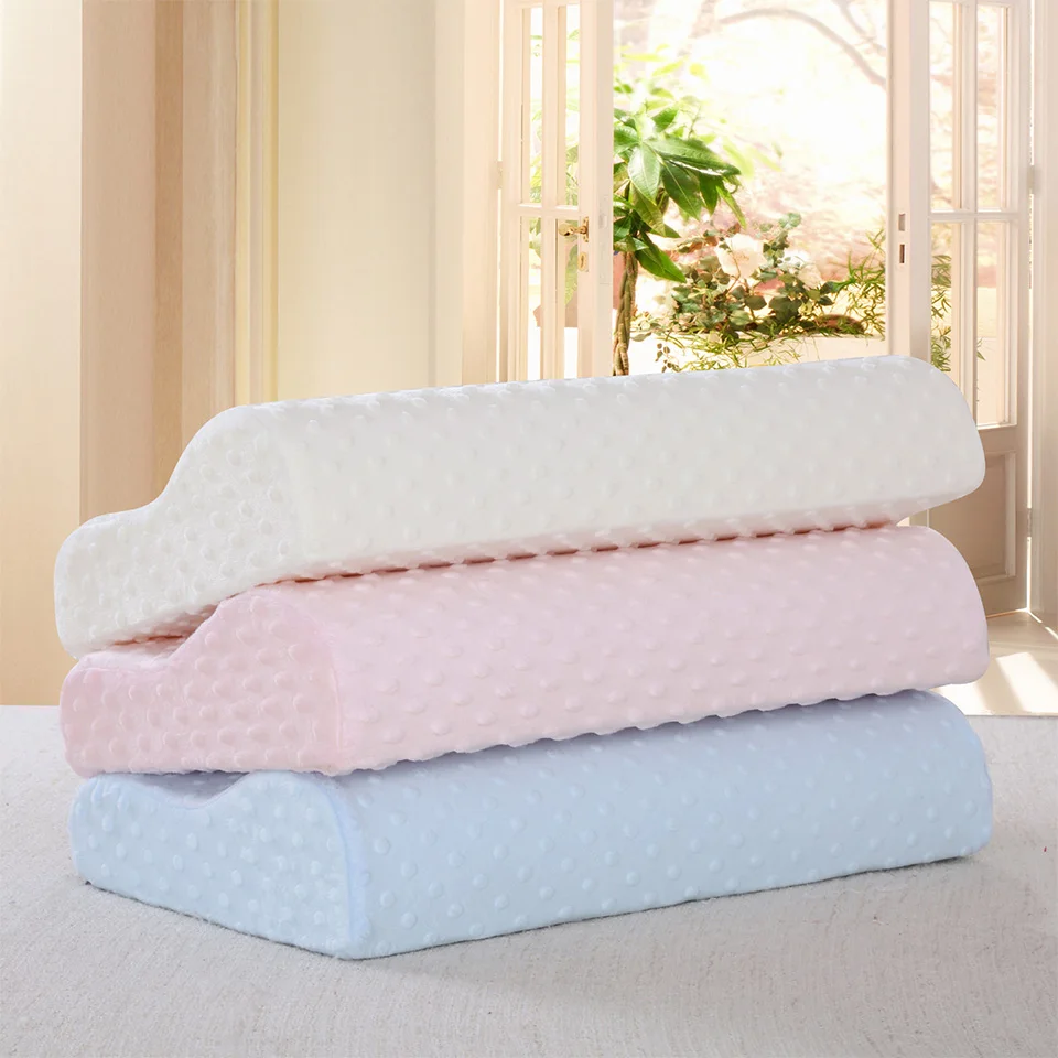 

Contoured Cervical Orthopedic Pillow For Neck Pillow Memory Foam Pillow Latex Case Soft Slow Rebound Memory Foam Cervical Pillow