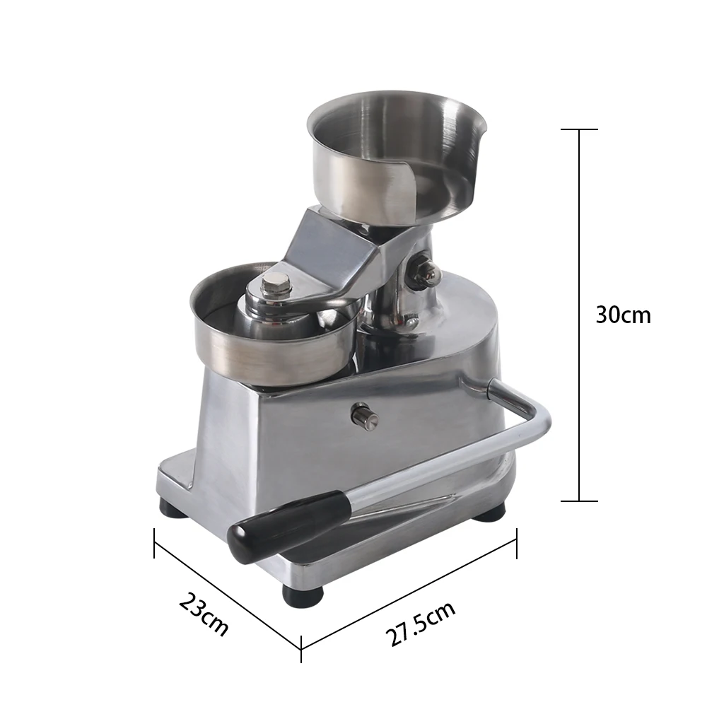 ITOP 100 мм/130 мм Диаметр машина для приготовления котлеты для гамбургера коммерческий бургер мясо пресс машина алюминиевый сплав кухонный комбайн