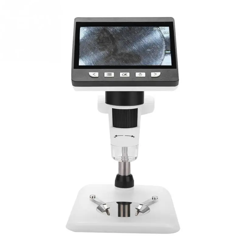 Портативный электронный Микроскоп 4 3 &quotHD LCD 1000X Лупа 1080P цифровой микроскоп со