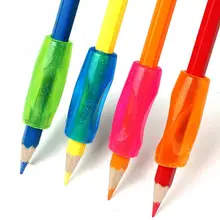 4 шт. в форме цилиндра ручка для регулировки детских жестов силиконовый мягкий карандаш ручка Студенческая Ручка инструмент для рукописного ввода