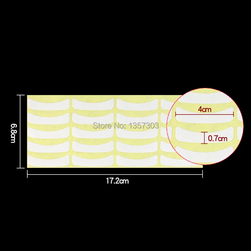 100 пар Бумага пластыри ресниц под глаза подушечками ресницы наращивание ресниц Бумага патчи глаз накладки-наклейки под глаз