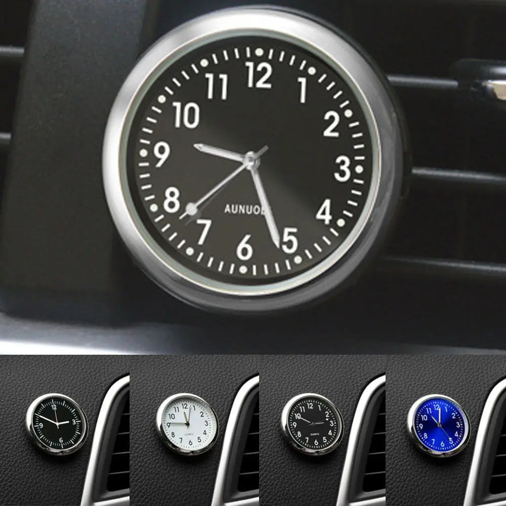 Мини светящиеся Авто приборная панель кварцевые часы украшения интерьер декоративный набор