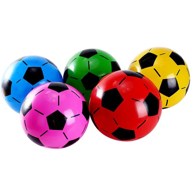 

10pcs Inflatable Soccer Balls Decoration Funny 20cms Balls Party Toys for Playground Beach Birthday Party Sports Pool
