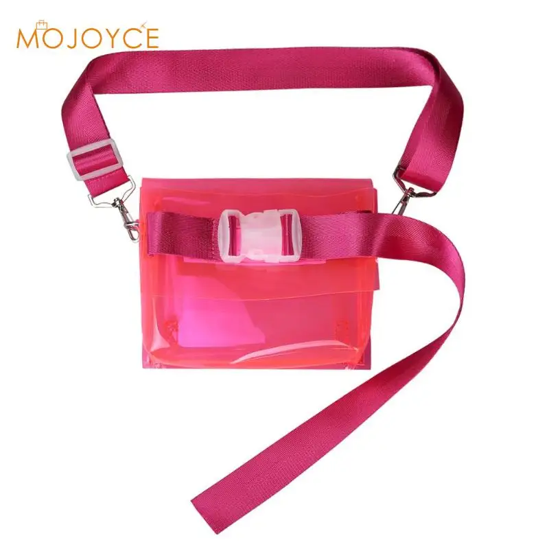 

Causual PVC Transparent Clear Woman Crossbody Bags Shoulder Bag Handbag Jelly Small Phone Bags Handbags Shoulder Bags