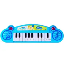 Музыка Унисекс старая клавиатура розовый обучения детей лет 3 игрушки Раннее пианино инструменты Детские выше дошкольного синий Повседневная