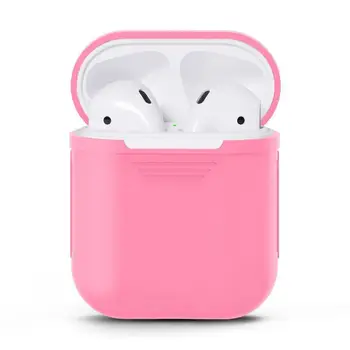 

EastVita 1pcs Silicone Bluetooth Wireless Earphone Case For AirPods Protector Protective Cover Skin Accessories Candy Color
