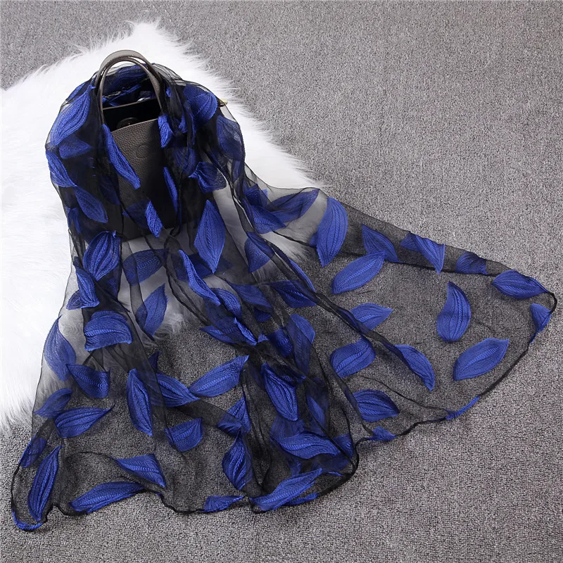

2019 New Women's Silk scarf Ladies Summer Spring Shawls and Wraps Soft Echarpe Bandana Female Hijab Scarves Foulard Beach Stoles