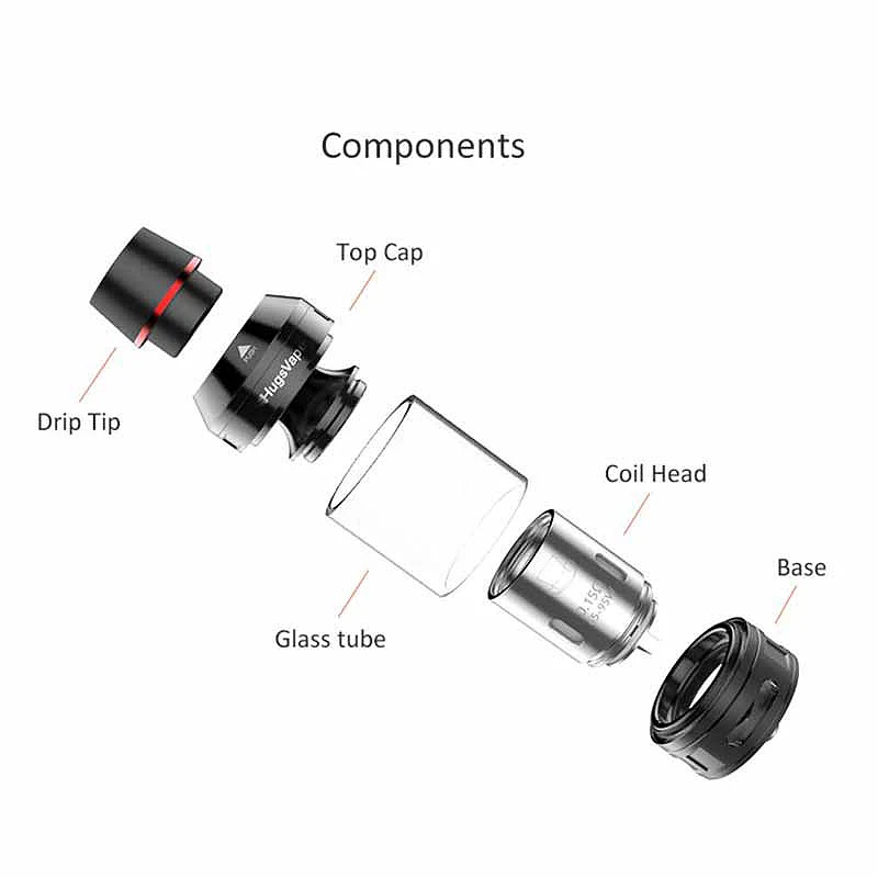Hugsvape Magician Mesh Subohm Tank 3Ml/5Ml Atomizer With Triple Mesh Coils 810 Drip Tip Fit 510 Ecigarette Box Mod Vs Zeus Dua Hugsvape Magician Mesh Subohm Tank 3Ml/5Ml Atomizer With Triple Mesh Coils 810 Drip Tip Fit 510 Ecigarette Box Mod Vs Zeus Dua