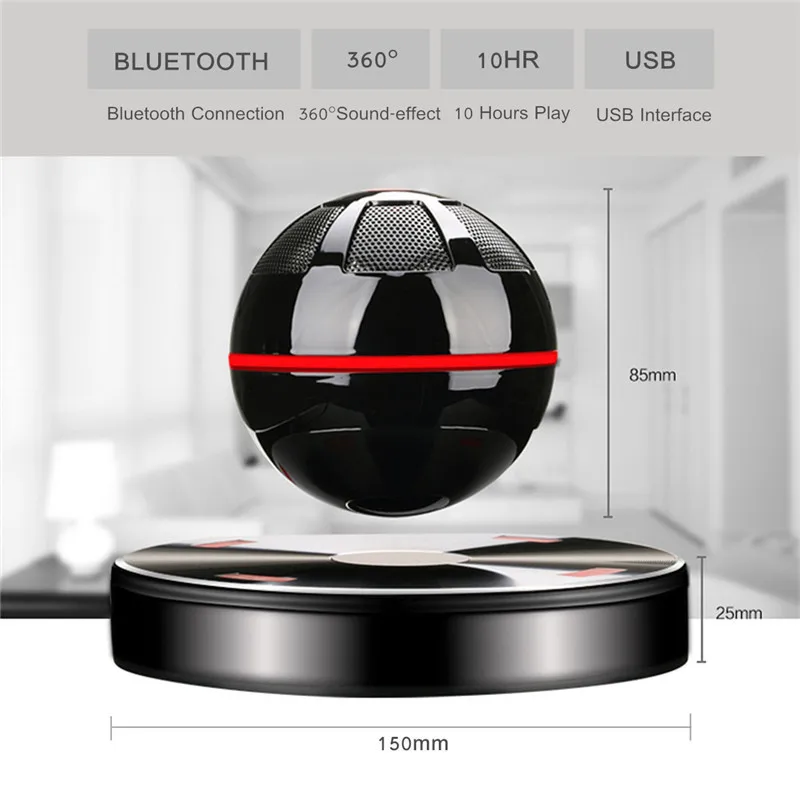 MOXO X 1 Магнитный динамик для левитации беспроводной bluetooth портативный 3D стерео