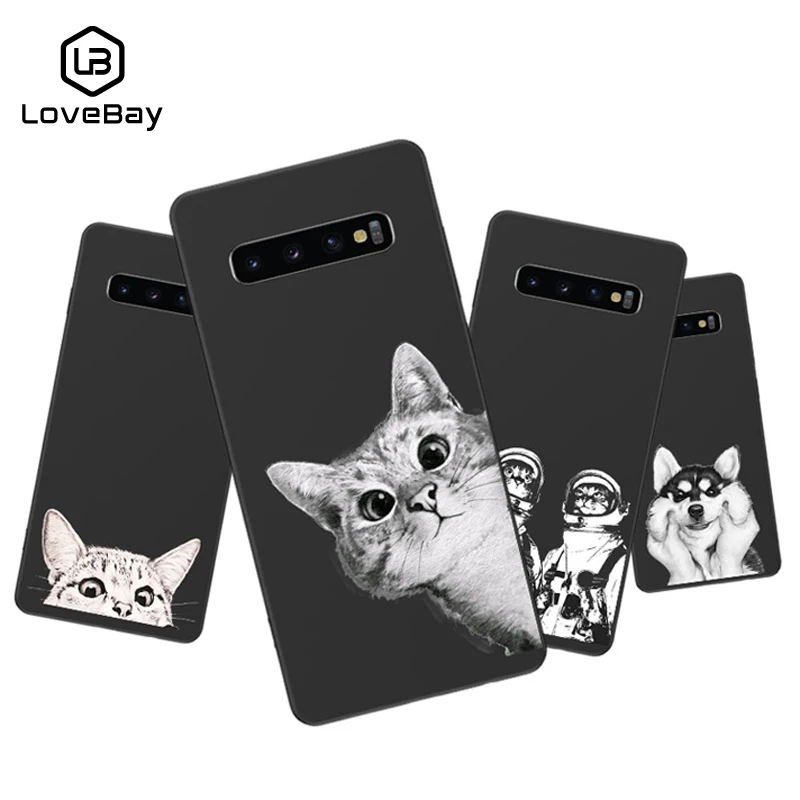 

Lovebay Phone Case For Samsung Galaxy S8 S9 S10 Plus S10 Lite Note 8 9 Cartoon Cat Dog Flamingo Pig Soft Silicon TPU For S10