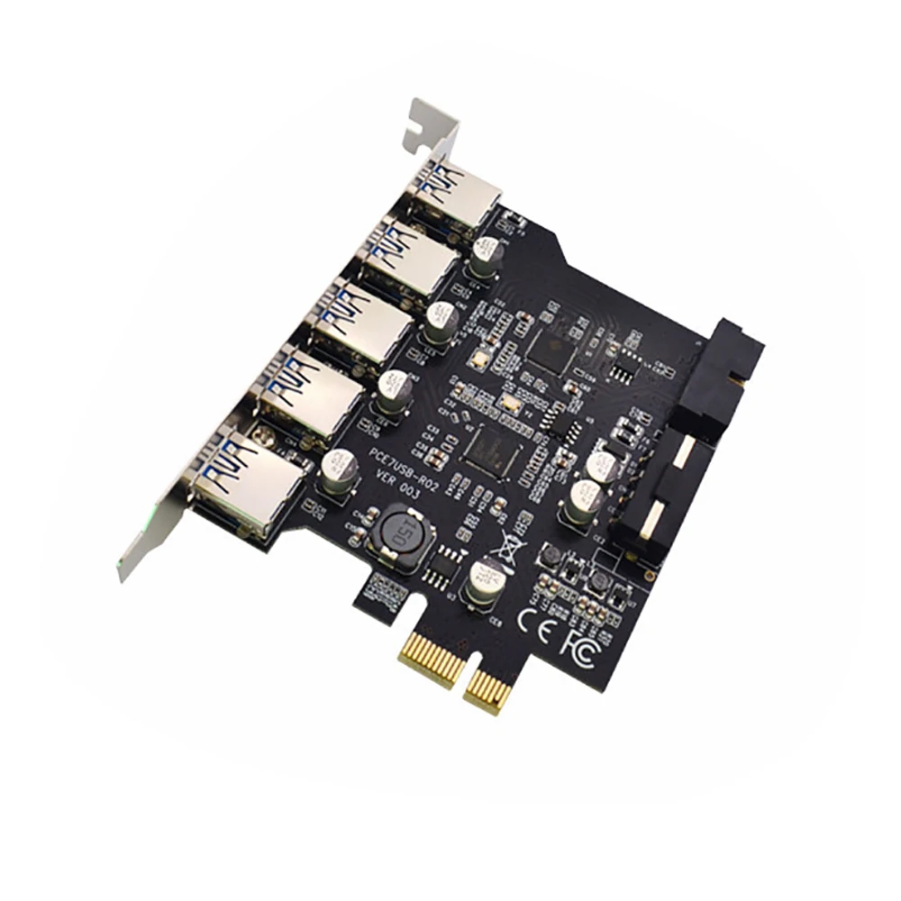 Плата расширения USB3.0 с 5 портами адаптер 19PIN фронтальная плата NEC третьего