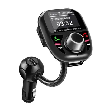 

BT002 Wireless Bluetooth 4.2 Handsfree Car Kit MP3 Player Dual USB Charger FM Transmitter AUX w/ TF Card Slot Car Accessories