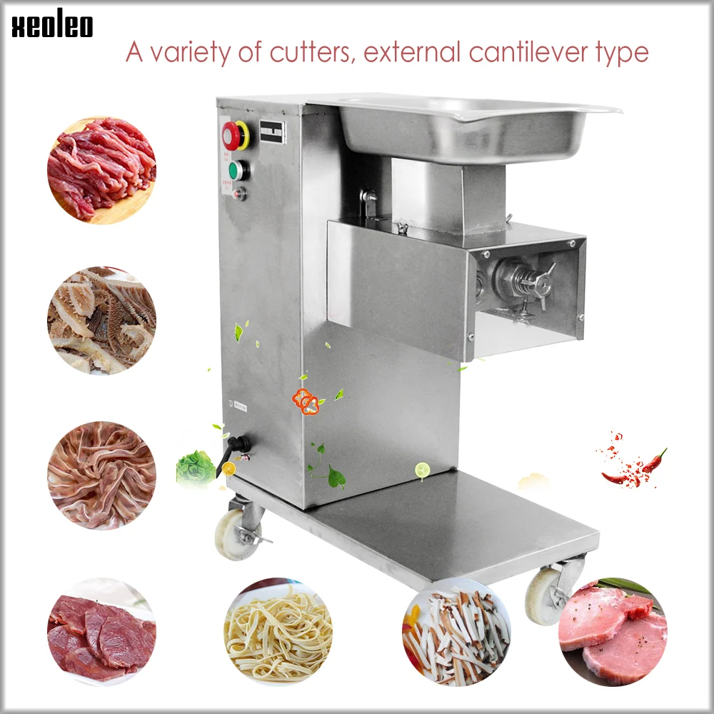 Buy XEOLEO 800kg/h Meat Slicer Commercial Meat Cutter