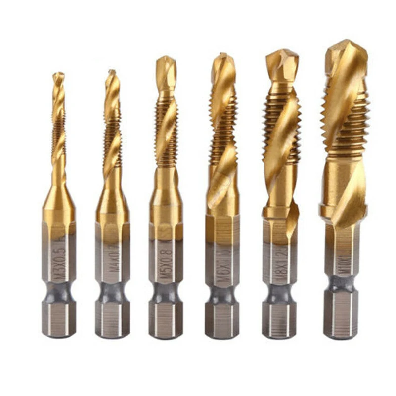 6 шт./партия M3 M10 сверла и 1/4 &quotс шестигранным хвостовиком набор сверл