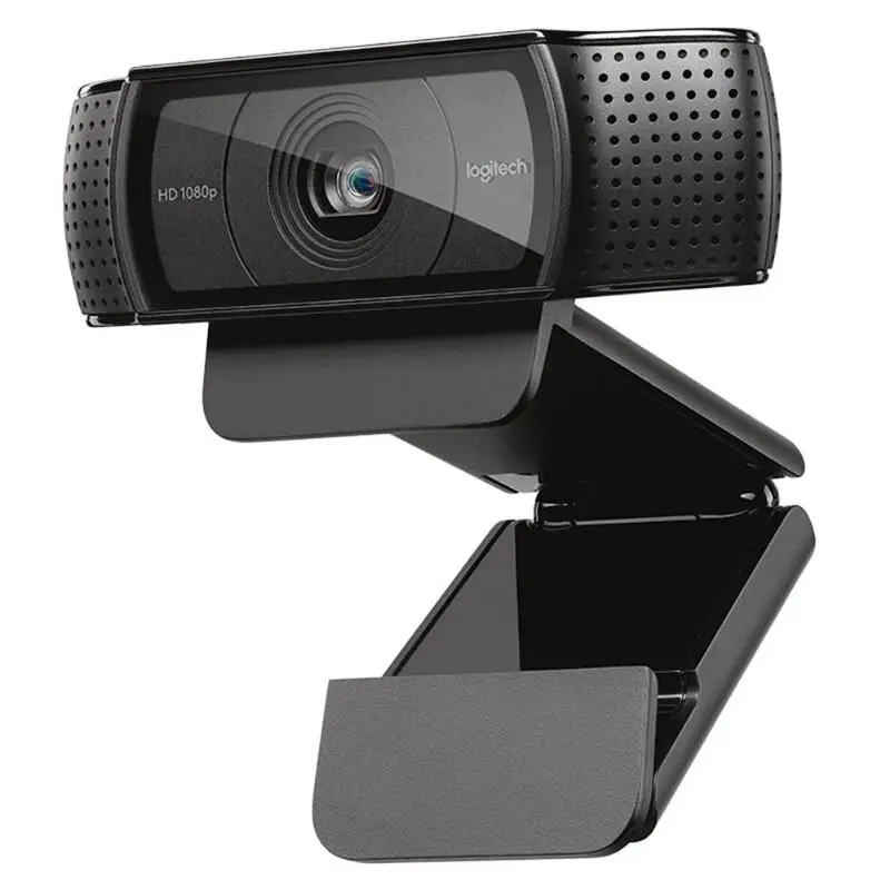 

C920 Video Recording Auto Focus Webcam with 2 built-in Microphone Logi Full HD 1080P 60 fps Camera for Laptop/PC