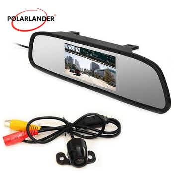 

new TFT LCD Car Monitor 4.3" 12V DC with 170 Degree Angle Waterproof Rear View Camera