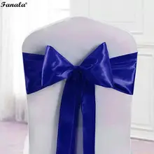 Крышка стула галстук-бабочка лента для свадьбы и мероприятий поставки украшение для вечеринки; Рождество