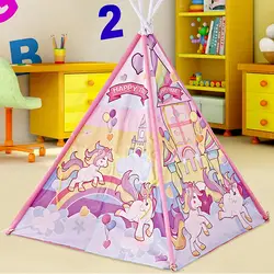 Крытый и открытый игрушка палатка для детей Портативный складной принц складной Палатка Детский замок игровой Домашний Детский подарки